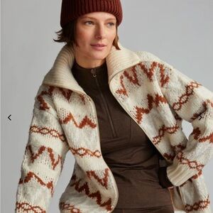 Varley Brooke Fairisle Knit Jacket